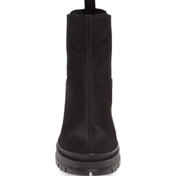 Prada Silky Nylon Chelsea Logo Boot - Picture 3 of 16